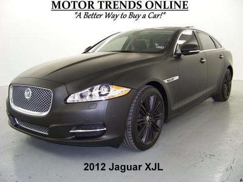 Custom xjl supercharged matte black 20s nav rearcam sonar 2012 jaguar xj l 2k