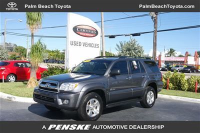 2008 toyota 4runner 4wd 4dr v6 sr5 certified 58k miles suv fl