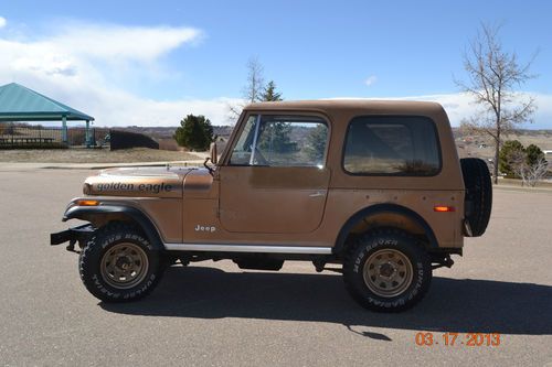 1979 jeep cj7 golden eagle special order package, 304 v8, 4 speed