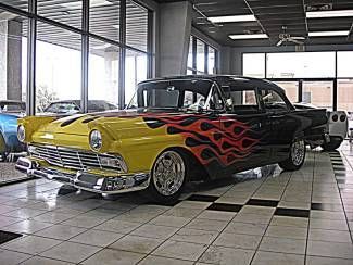 1957 black pro touring, vintage ac, texas, 5-speed