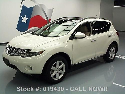 2009 nissan murano sl tech dual sunroof rear cam 27k mi texas direct auto