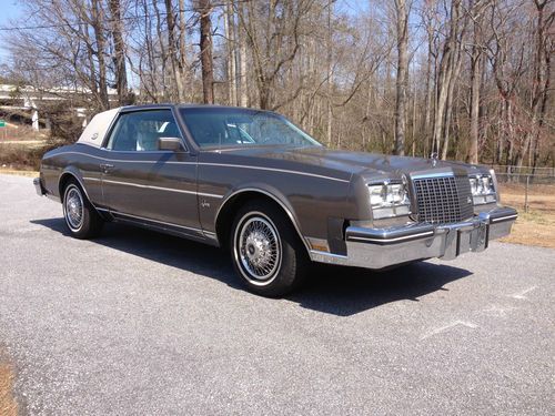 1983 buick riviera luxury coupe, 2-door, 5.0l, all original, only 44k miles!