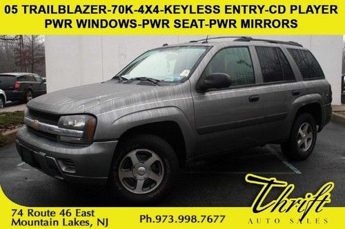 05 trailblazer ls-70k-4wd-keyless entry-roof rack-hitch