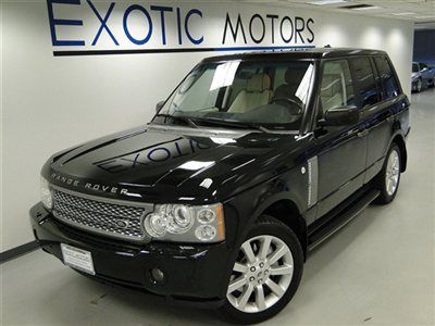 2008 rover supercharged awd! nav rear-cam 2tv/ent-pkg a/c&amp;heated-sts pdc 20"whls