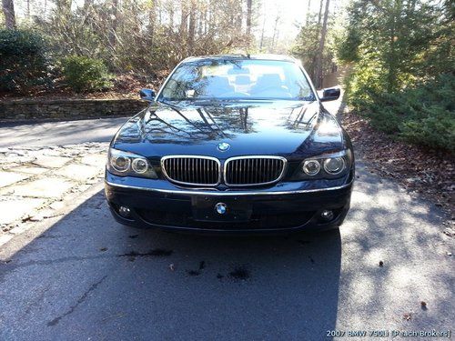 2007 bmw 750li base sedan 4-door 4.8l