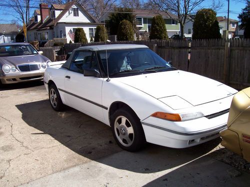 1991 mercury capri convertable