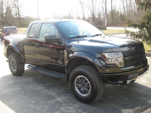 2011 ford f-150 svt raptor extended cab pickup 4-door 6.2l