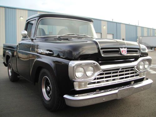 1960 ford f-100 pick-up custom cab styleside - beautiful frame off restoration