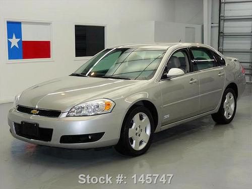 2008 chevy impala ss 5.3l v8 leather spoiler only 46k! texas direct auto