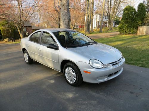 2002 dodge neon rare low miles 84166 k original no reserve runs great  clean