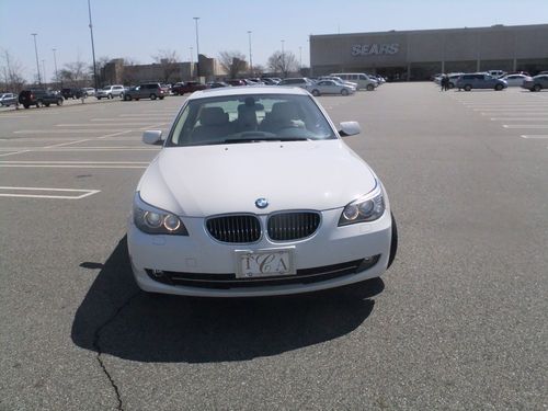 2010 bmw 535i x drive.alpine white 15500miles navigation