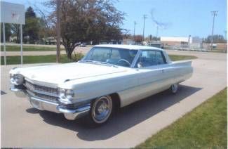 1963 cadillac coupe deville hard top, mostly original top to bottom!