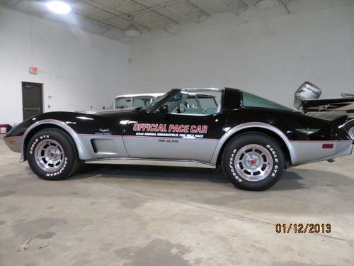 1978 l82 corvette limited edition official pace car