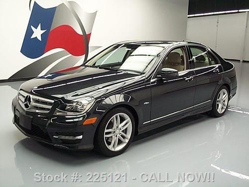 2012 mercedes-benz c250 sport sunroof nav rear cam 5k! texas direct auto