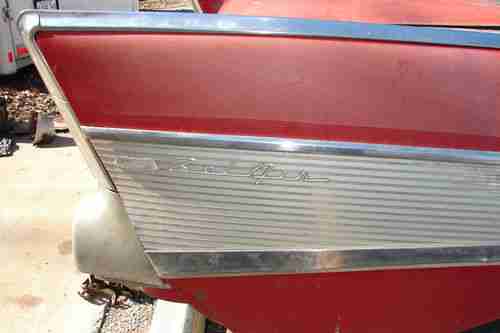 1957 CHEVY BEL AIR 2DR POST PROSTREET,HOT ROD,STREET ROD,GASSER PROJECT, NO RAT!, US $6,500.00, image 3