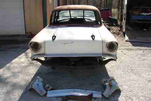 1957 CHEVY BEL AIR 2DR POST PROSTREET,HOT ROD,STREET ROD,GASSER PROJECT, NO RAT!, US $6,500.00, image 7