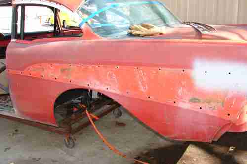 1957 CHEVY BEL AIR 2DR POST PROSTREET,HOT ROD,STREET ROD,GASSER PROJECT, NO RAT!, US $6,500.00, image 12