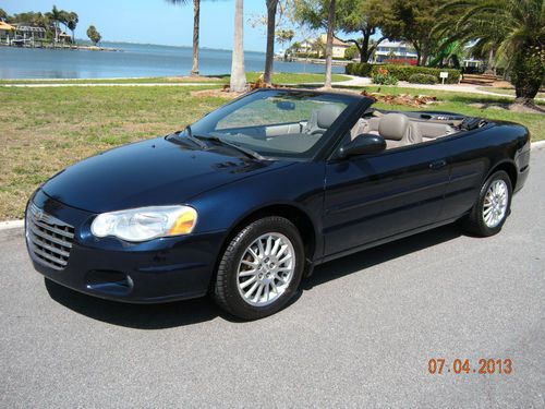2006 sebring touring convertible~new top~78k~leather~exceptional~no accidents~ln