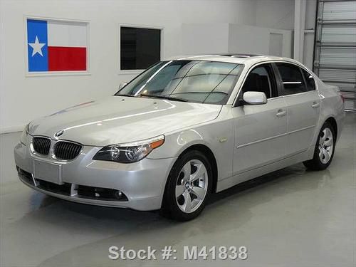 2006 bmw 530i sedan auto htd seats sunroof nav only 57k texas direct auto