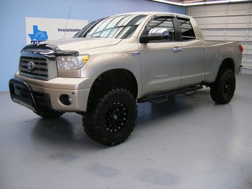 We finance! 2008 toyota tundra limited 4x4 5.7l double cab  lift nav rcam 18 rim