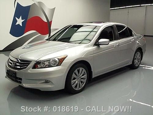 2011 honda accord ex-l v6 heated leather sunroof 15k mi texas direct auto