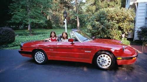 1990 alfa romeo spider quadrifoglio -your spring and summer "fun" just started !