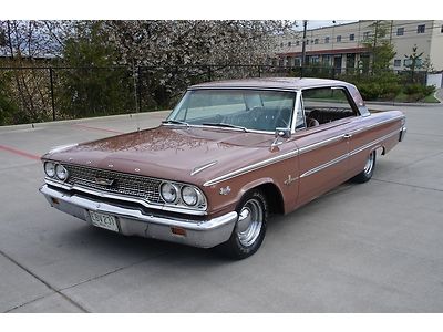 1963 ford galaxie 500 xl 390 fresh rebuild 10 miles! rust free