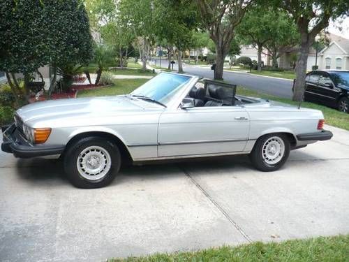 1978 mercedes-benz 450sl base convertible 2-door 4.5l