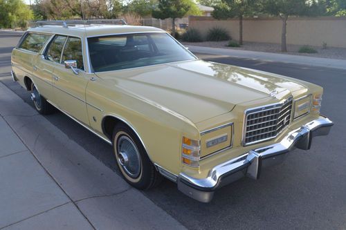 1976 ford ltd station wagon 1500 miles on new 460 v8 custom engine 123k like new