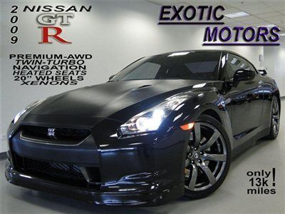 2009 nissan gt-r premium awd! twin-turbo nav heated-sts bose xenon 480hp 20"whls