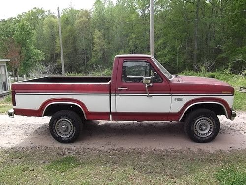 &gt; &gt; 85 ford f150 xl 4wd truck w/ ac/ orig paint/ excellent condition for 1985! &lt;