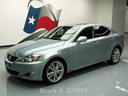 2007 lexus is250 auto sunroof leather paddle shift 69k texas direct auto