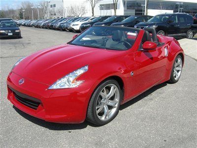 2012 370z roadster 6 speed, touring/sport, navigation, red/black, 5065 miles