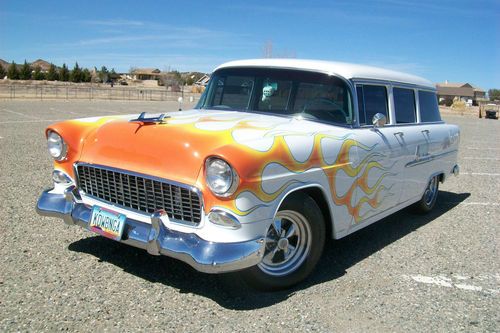 1955 chevy bel-air 4 door wagon