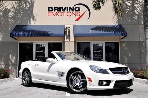 2009 mercedes sl63 amg renntech! diamond white! carbon!