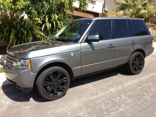 2010 land rover range rover hse sport utility 4-door 5.0l