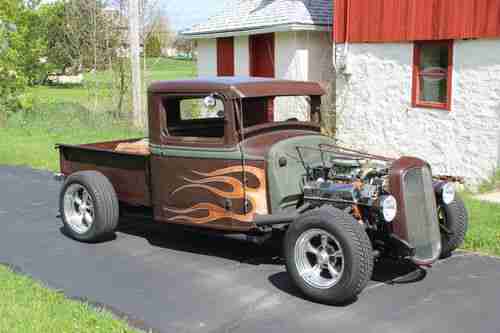 1933 ford truck hot rod rat 1932 grill low reserve model a b award winner!, image 2