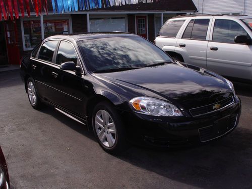 2011 chevy impala ls, only 10k,   3.5 auto, black