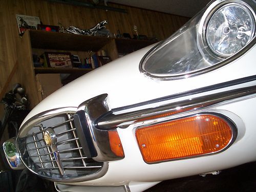 1971 jaguar xke v12 4 speed, so3 concours, low miles alloy flywheel, chrome ww