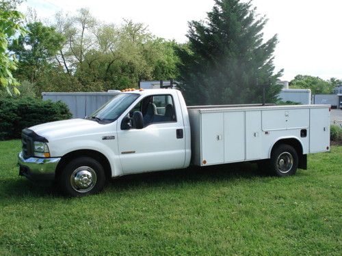 2003 ford f-350 drw 4x2 11' service body w/lift gate