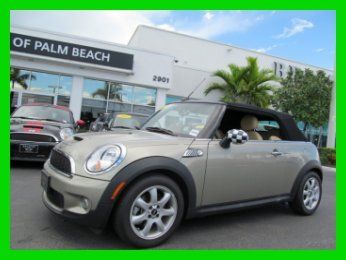 10 sparkling silver automatic turbo 1.6l i4 convertible *checkered mirrors *fl