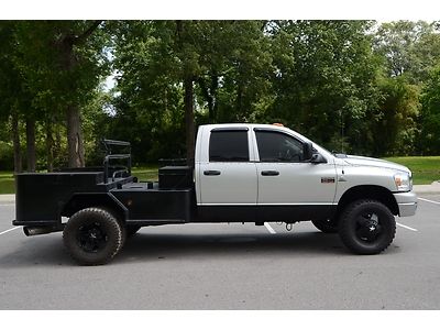 2008 dodge 3500 quad cab cummins diesel 4x4 welding welder bed 6-speed h&amp;s tune