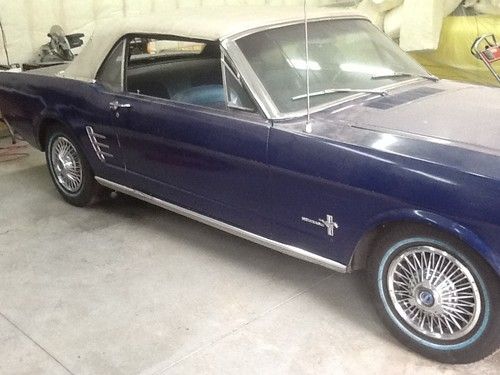 1966 mustang a code convertible