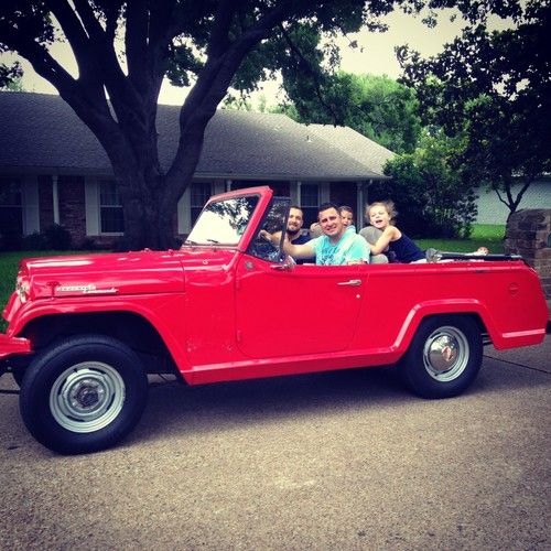 No reserve 1967 jeepster commando rare convertible jeep runs strong beachcruiser