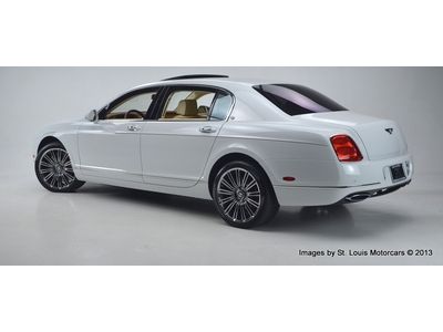 2012 Bentley Continental Flying Spur Speed Arctica Magnolia Saddle 2994 Miles!, US $179,900.00, image 4