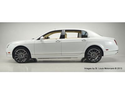 2012 Bentley Continental Flying Spur Speed Arctica Magnolia Saddle 2994 Miles!, US $179,900.00, image 6
