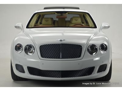2012 Bentley Continental Flying Spur Speed Arctica Magnolia Saddle 2994 Miles!, US $179,900.00, image 12