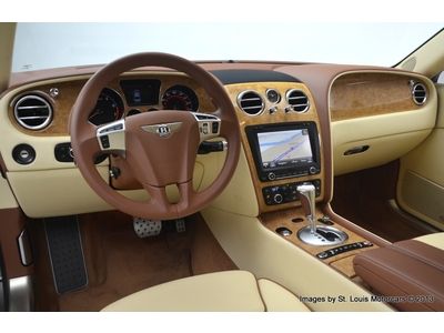 2012 Bentley Continental Flying Spur Speed Arctica Magnolia Saddle 2994 Miles!, US $179,900.00, image 17