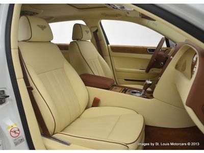 2012 Bentley Continental Flying Spur Speed Arctica Magnolia Saddle 2994 Miles!, US $179,900.00, image 22