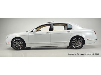 2012 Bentley Continental Flying Spur Speed Arctica Magnolia Saddle 2994 Miles!, US $179,900.00, image 30